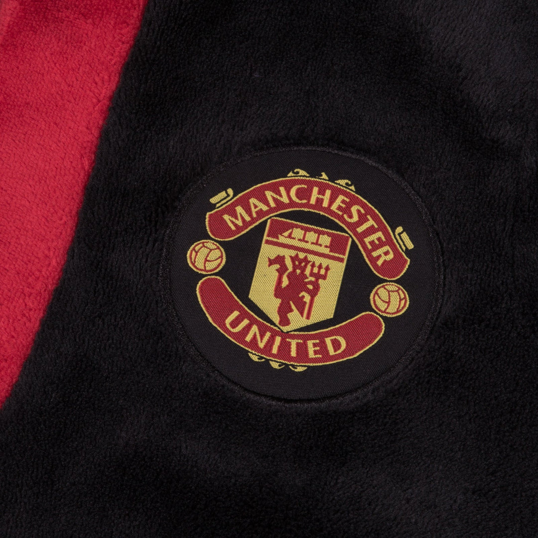 Manchester United – Baðsloppur barna – Svartur – mynd 4