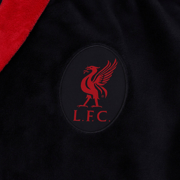 Liverpool – Baðsloppur karla – Svartur – mynd 2