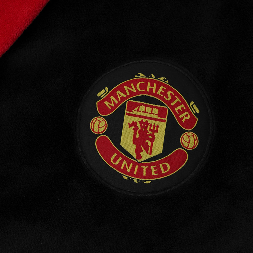 Manchester United – Baðsloppur karla – Svartur – mynd 2