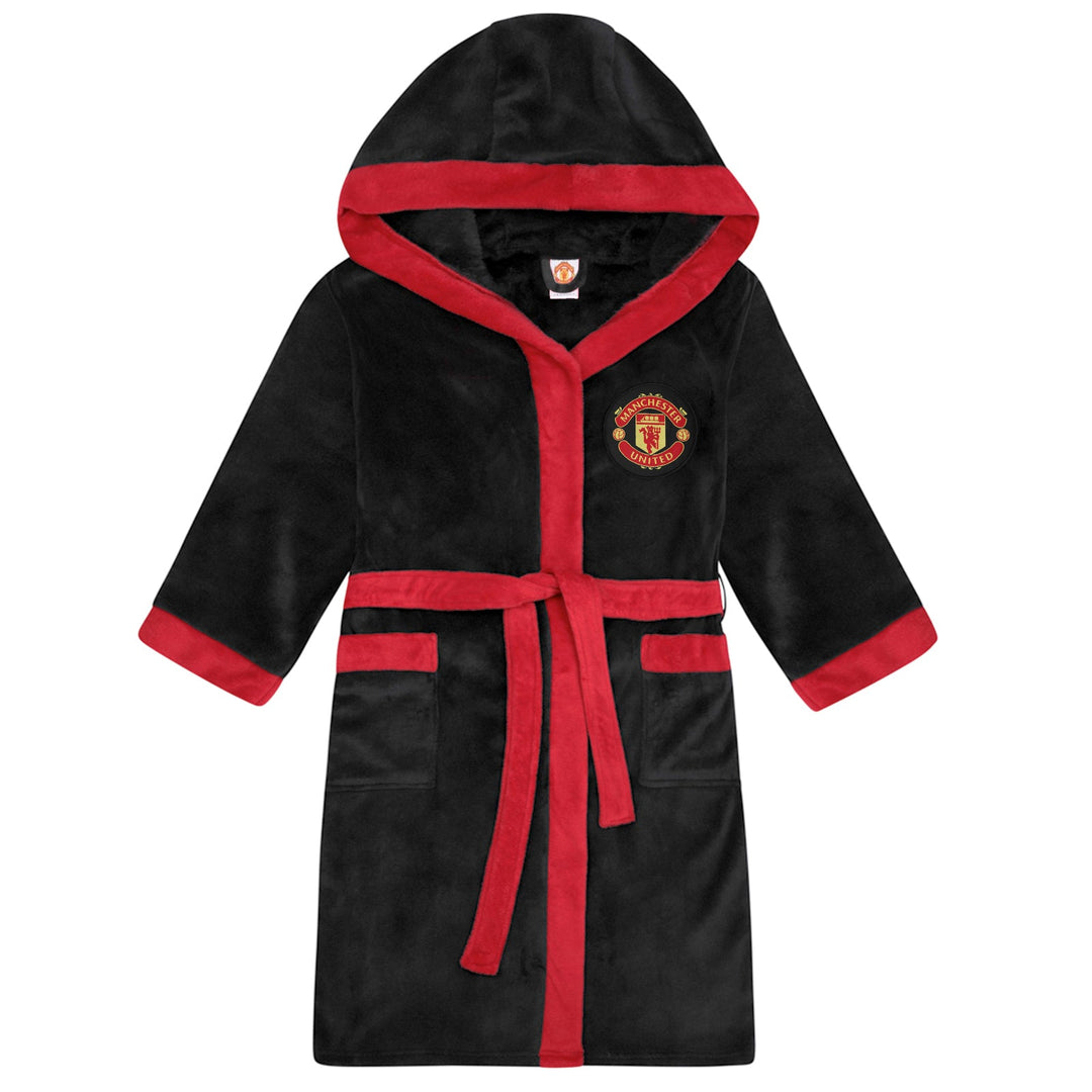Manchester United – Baðsloppur karla – Svartur – mynd 4
