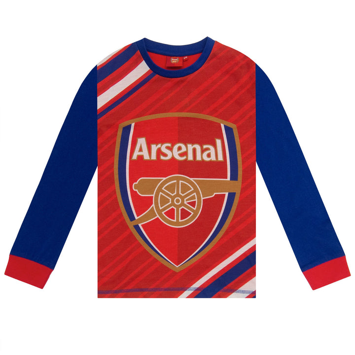 Arsenal – Náttföt barna (löng) – Rauð/dökkblá – mynd 2