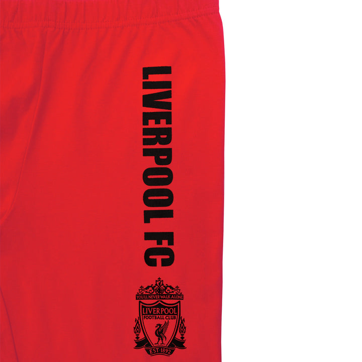 Liverpool – Náttföt barna (löng) – Rauð/svört – mynd 6