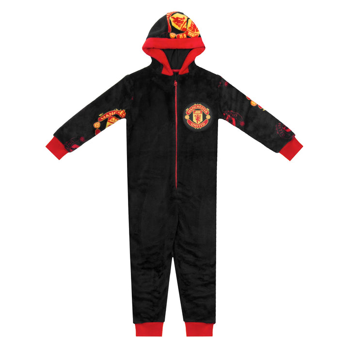 Manchester United – Kósýgalli barna – Svartur – mynd 6