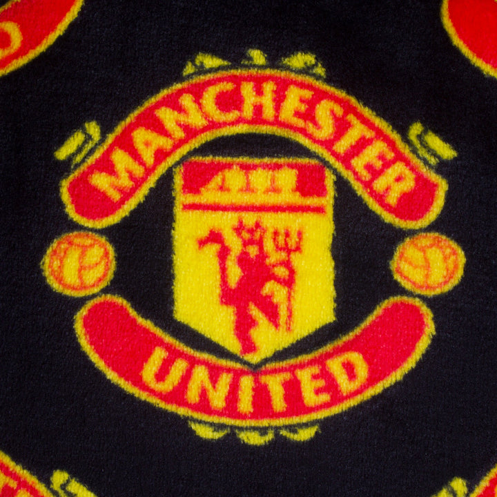 Manchester United – Baðsloppur ungbarna – Svartur með mynstri – mynd 4