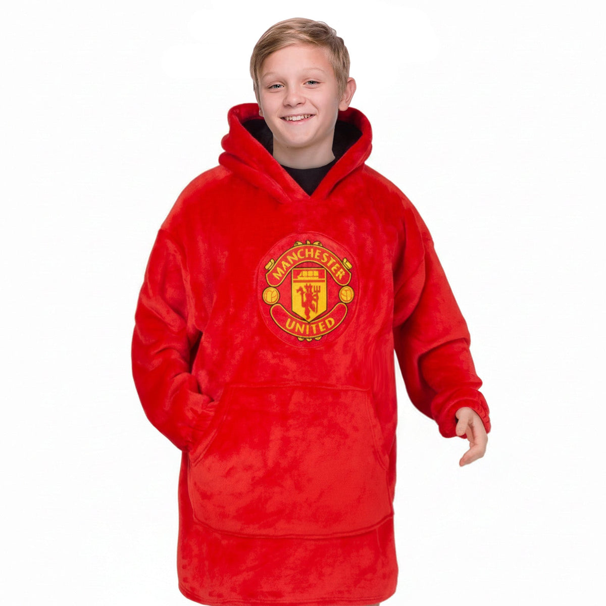 Manchester United – Kósýpeysa (barna) – Rauður – mynd 1