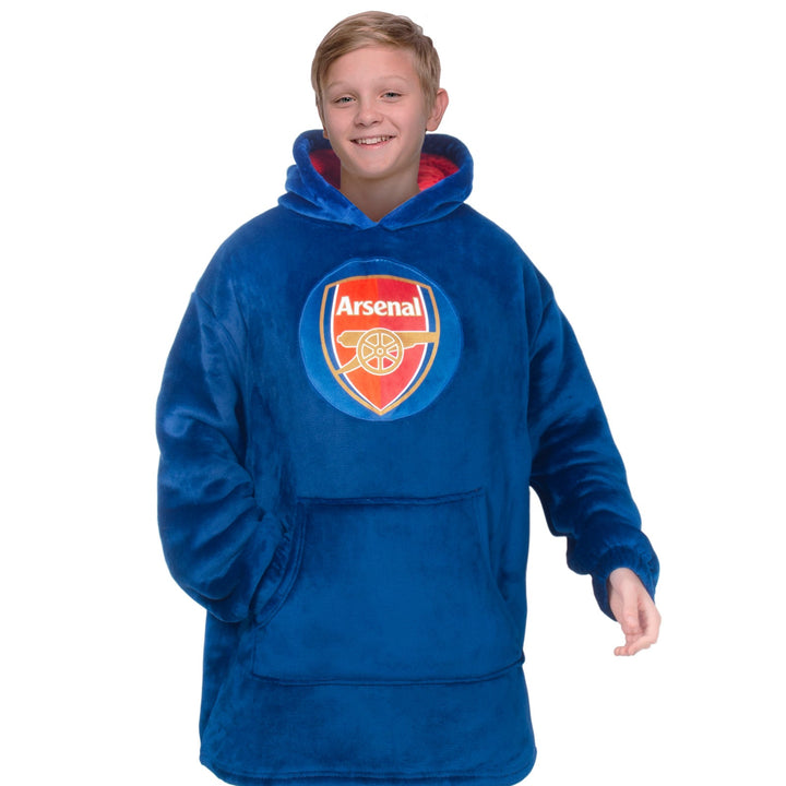 Arsenal – Kósýpeysa (barna) – Dökkblár – mynd 1