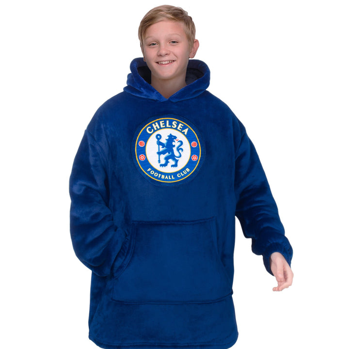 Chelsea – Kósýpeysa (barna) – Blár – mynd 1