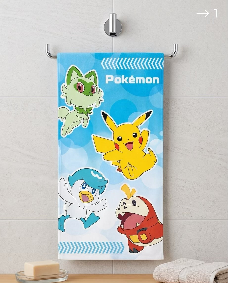Handklæði - Pokemon  Pikachu og vinir