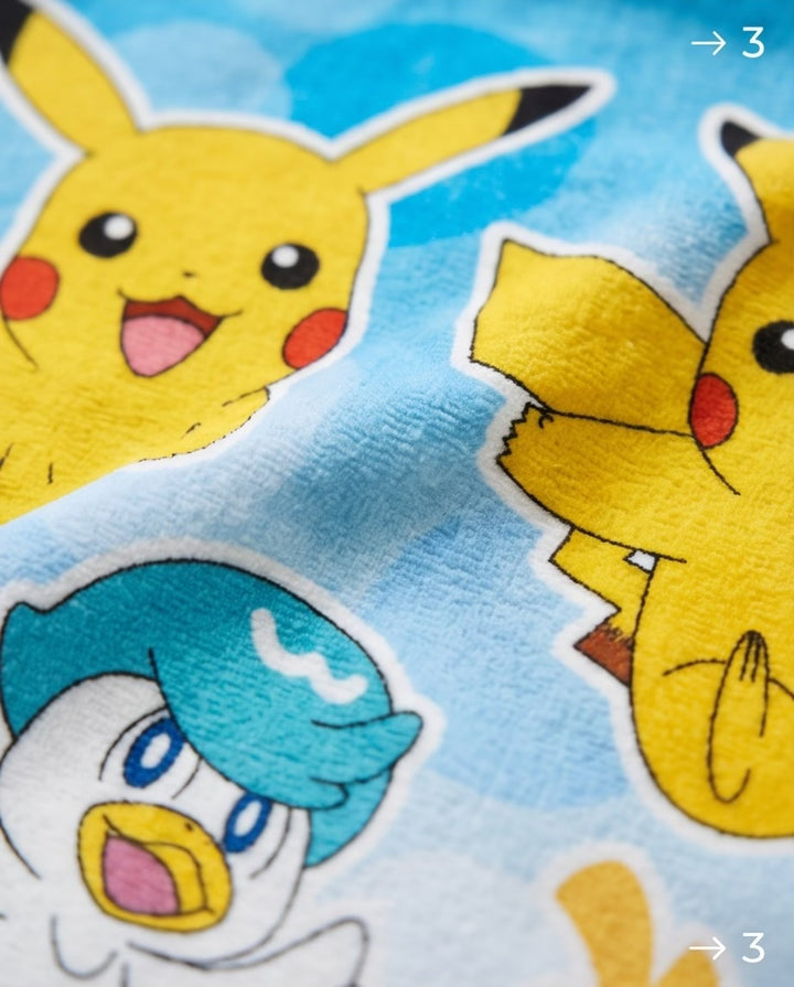 Handklæði - Pokemon  Pikachu og vinir
