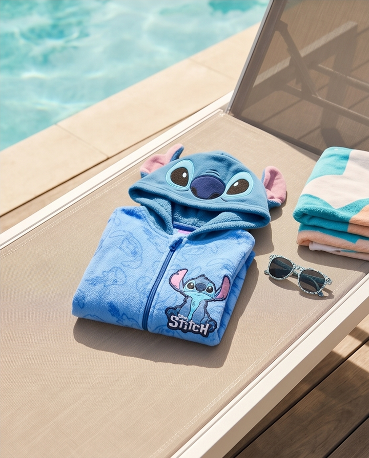 Stitch kósýgalli — andlit á hettu