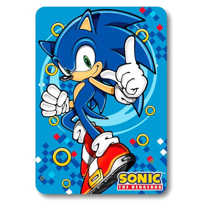 Flísteppi Sonic — 130×170 cm