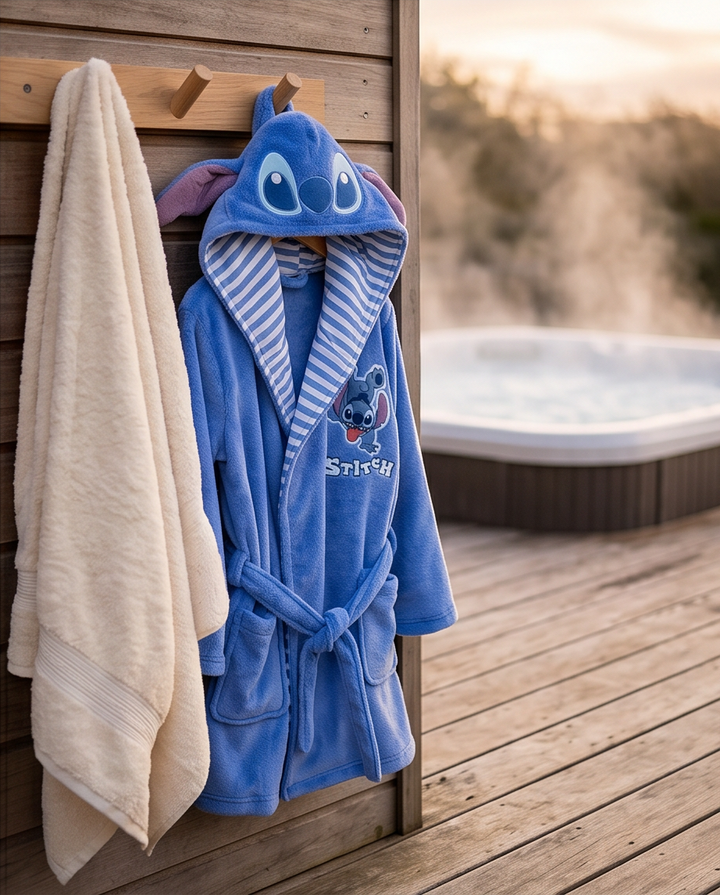 Baðsloppur Stitch