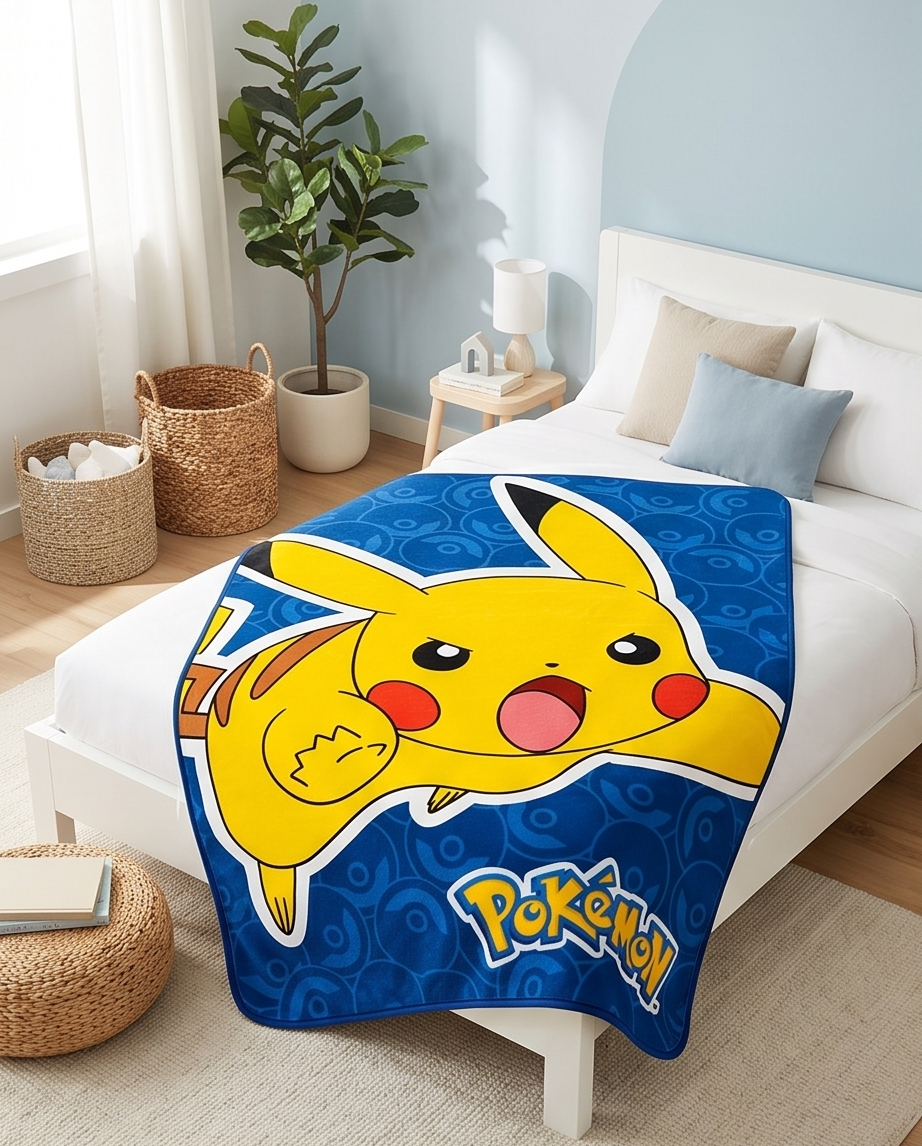 Flísteppi Pokémon — 100×150 cm
