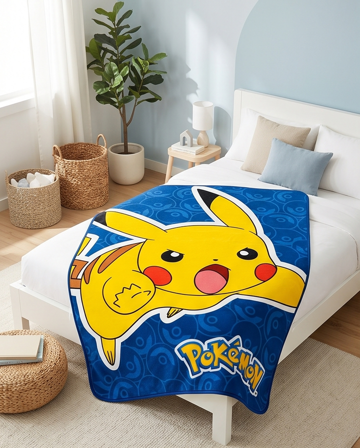 Flísteppi Pokémon — 100×150 cm