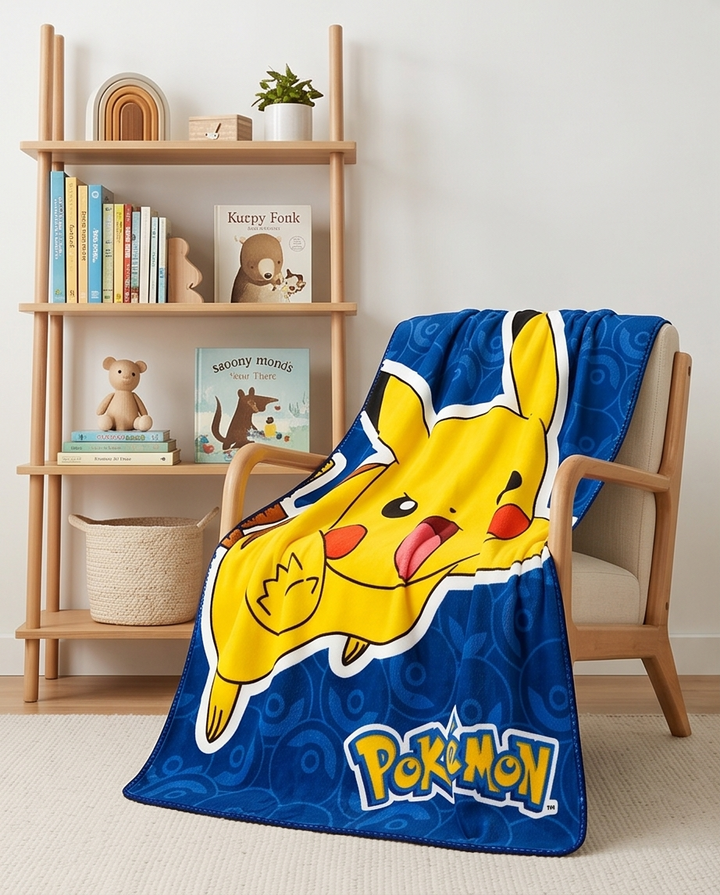 Flísteppi Pokémon — 100×150 cm