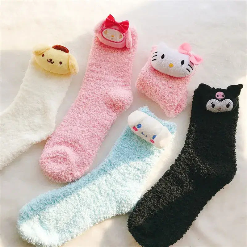 Kósýsokkar - Hello Kitty og vinir - 1 stærð