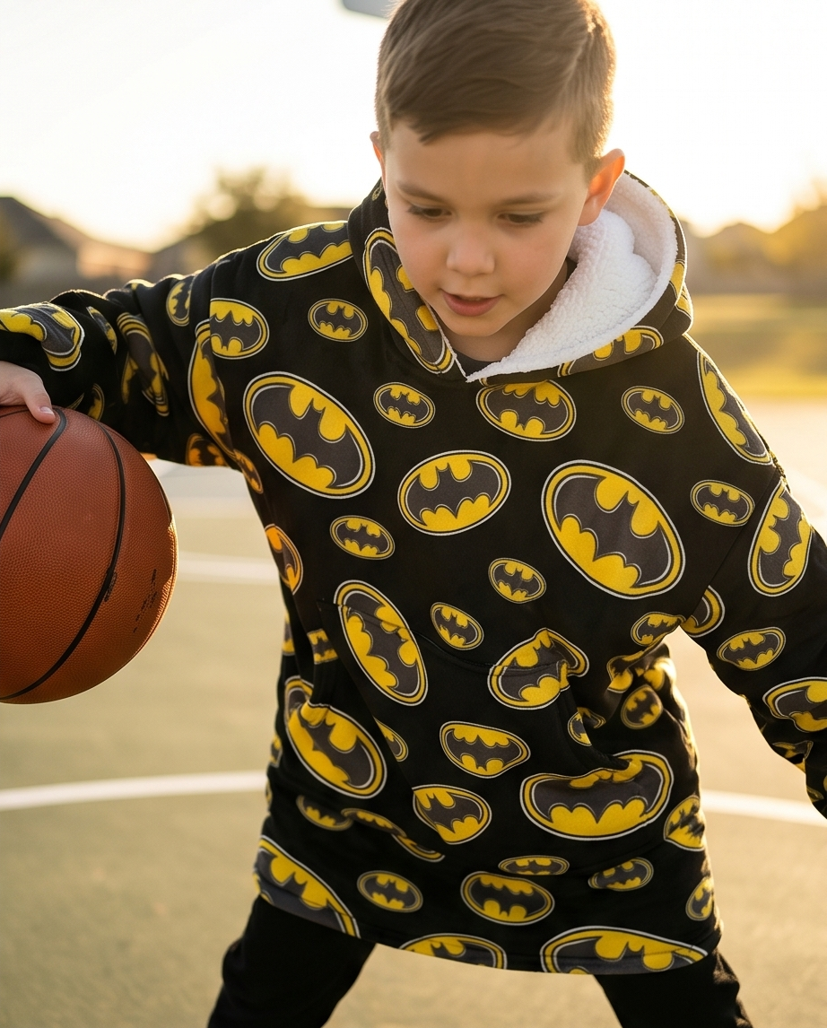 Kósýpeysa Batman — 7–14 ára