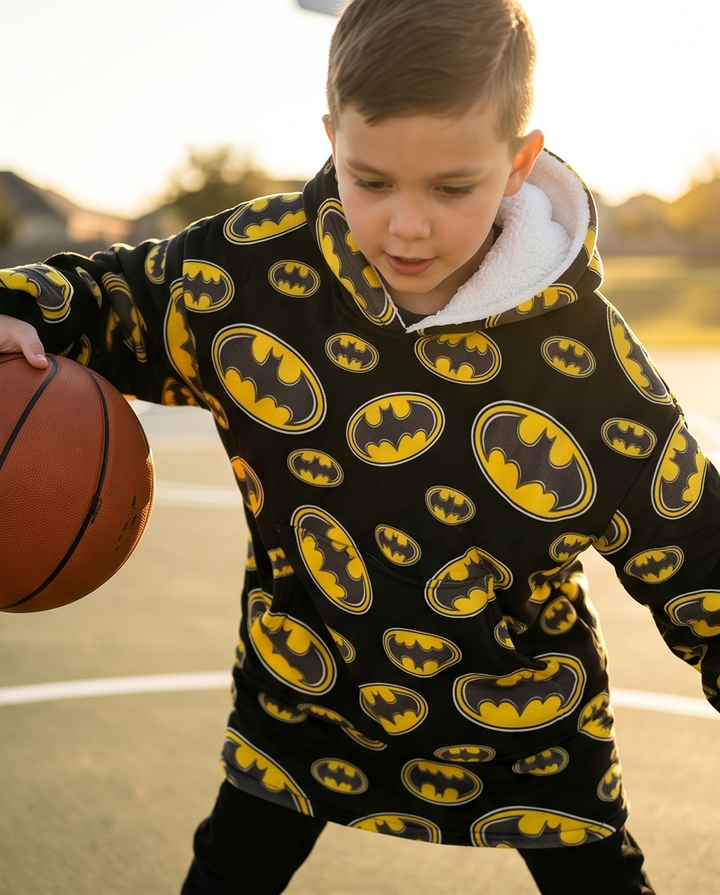 Kósýpeysa Batman — 7–14 ára