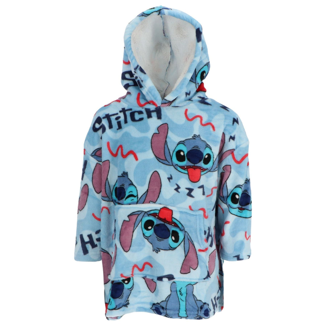 Kósýpeysa Stitch blá 7-12 ára