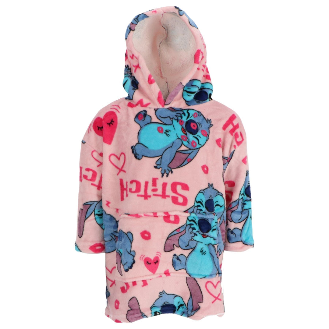 Kósýpeysa Stitch 3-6 ára bleik