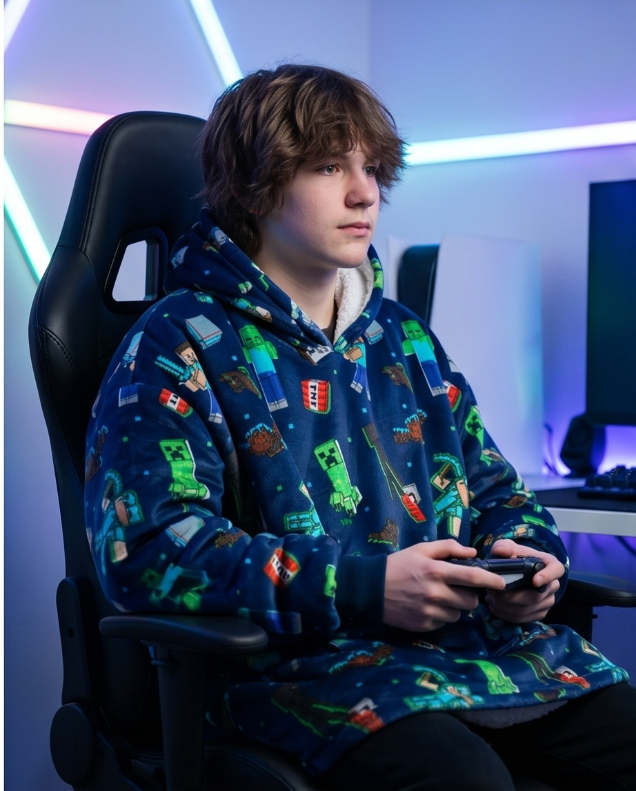 Kósýpeysa Minecraft — 14+ ára