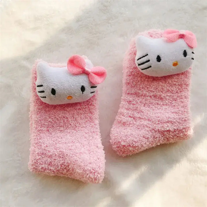 Kósýsokkar - Hello Kitty og vinir - 1 stærð