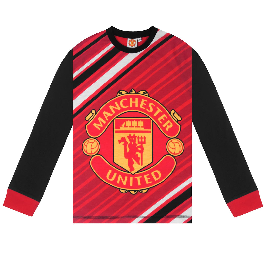 Manchester United – Náttföt barna (löng) – Rauð – mynd 2