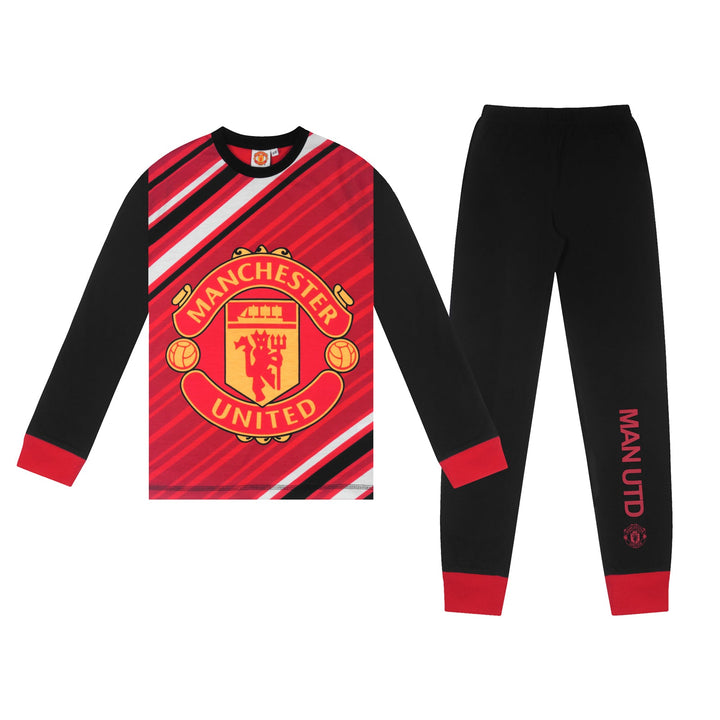 Manchester United – Náttföt barna (löng) – Rauð – mynd 15