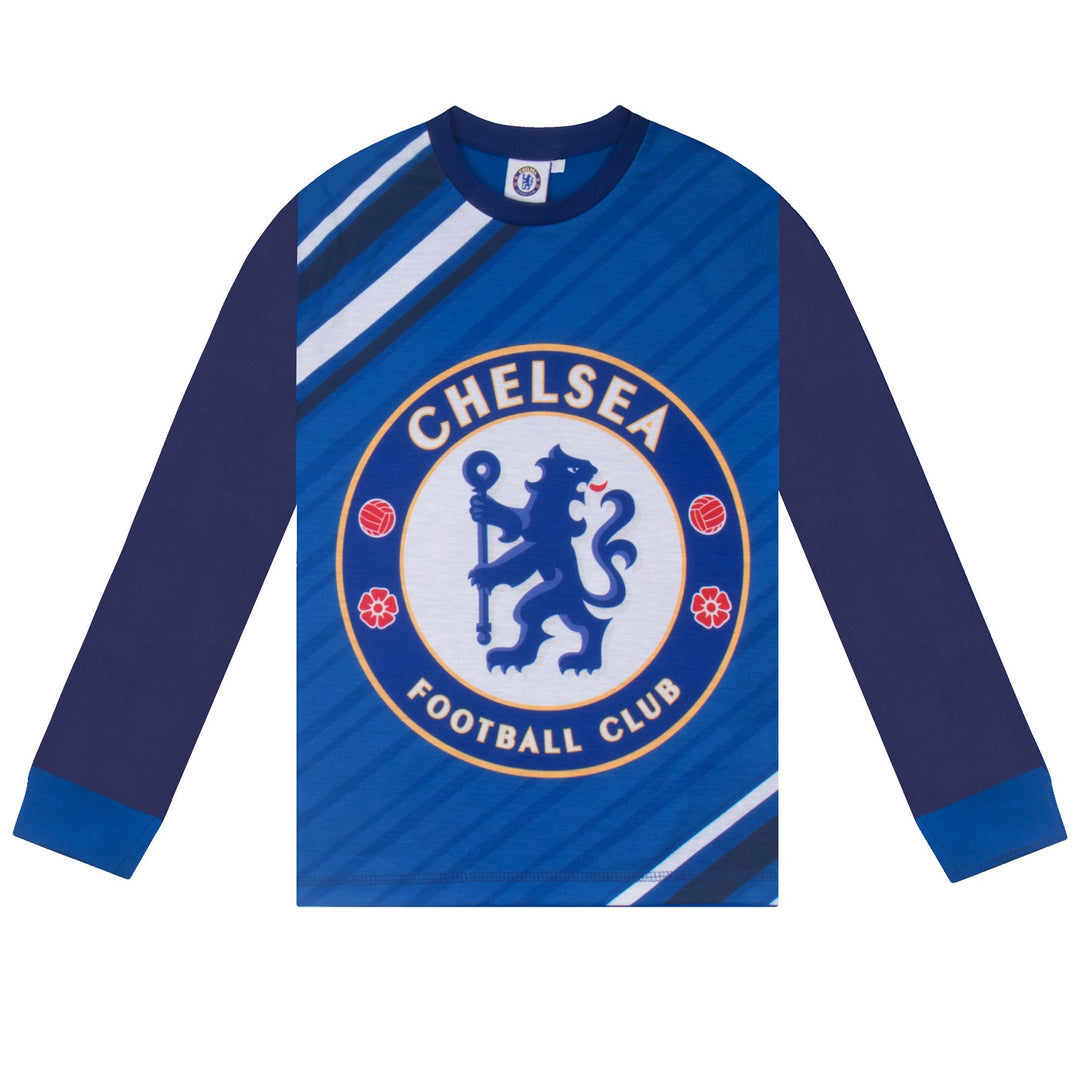 Chelsea – Náttföt barna (löng) – Kóngablá – mynd 11