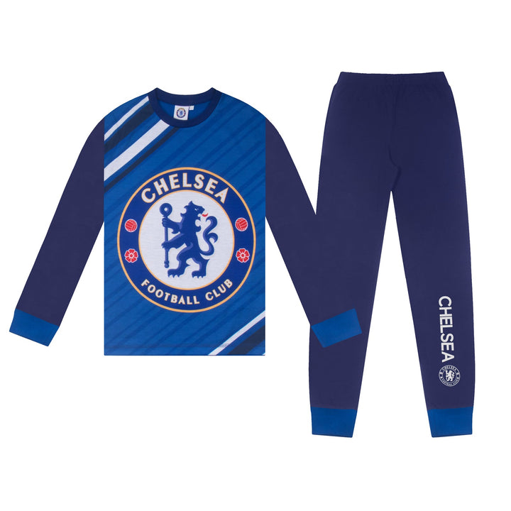 Chelsea – Náttföt barna (löng) – Kóngablá – mynd 10